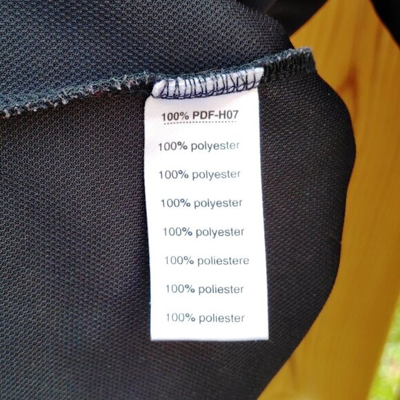 Lacoste Half Zip Black Short Sleeve Polo Size 6 - Picture 5 of 7